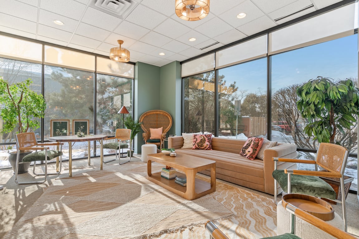 An interior shot of Dayhouse Coworking - Schaumburg