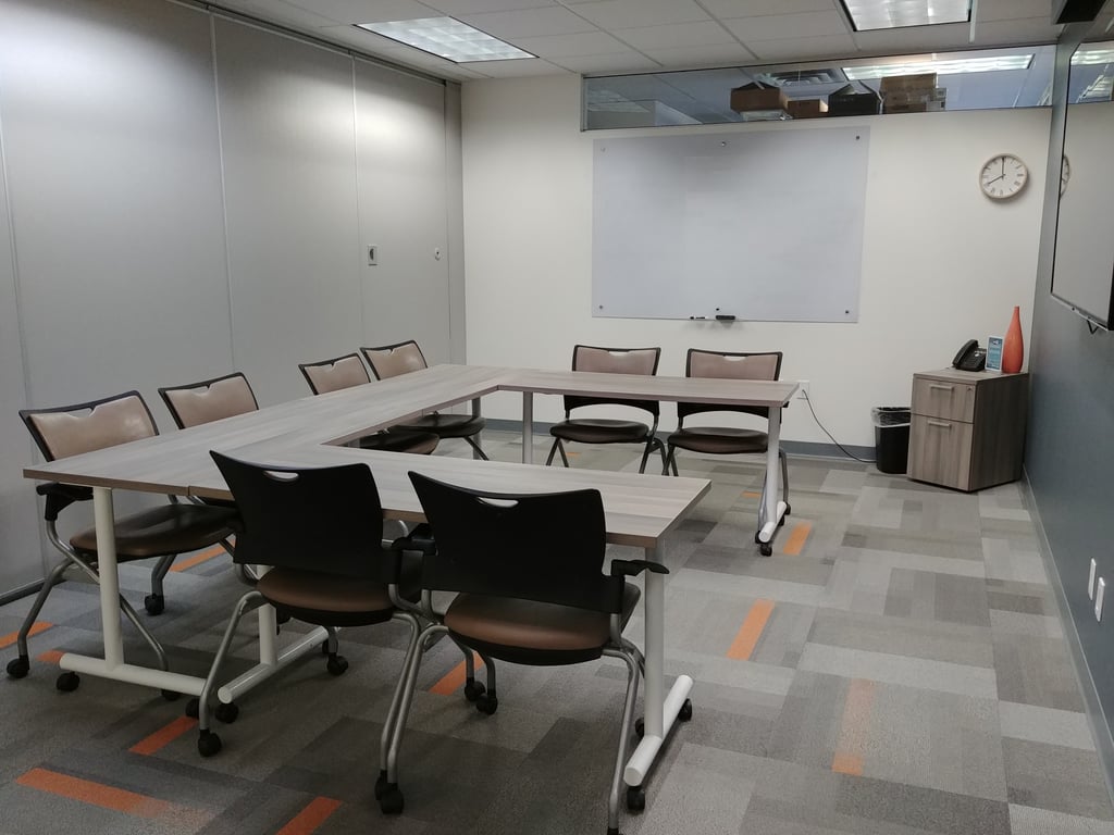 An interior shot of Conference Room 6 - Boulder Small Training Room