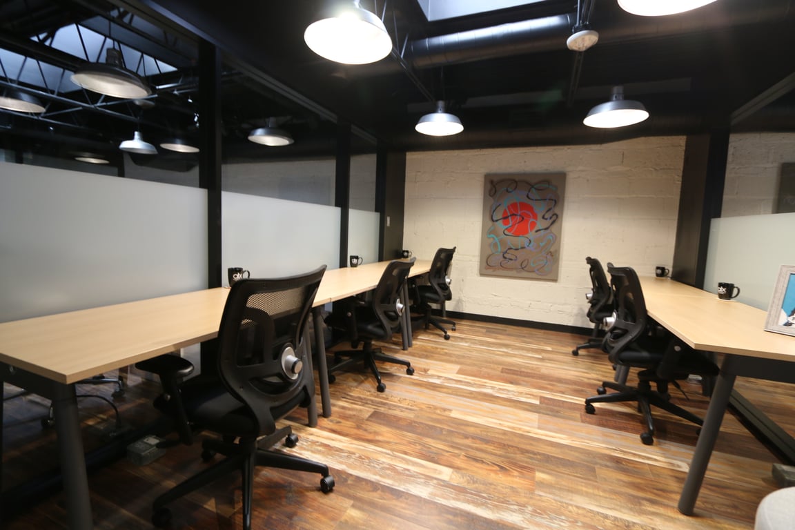An interior shot of Office 205