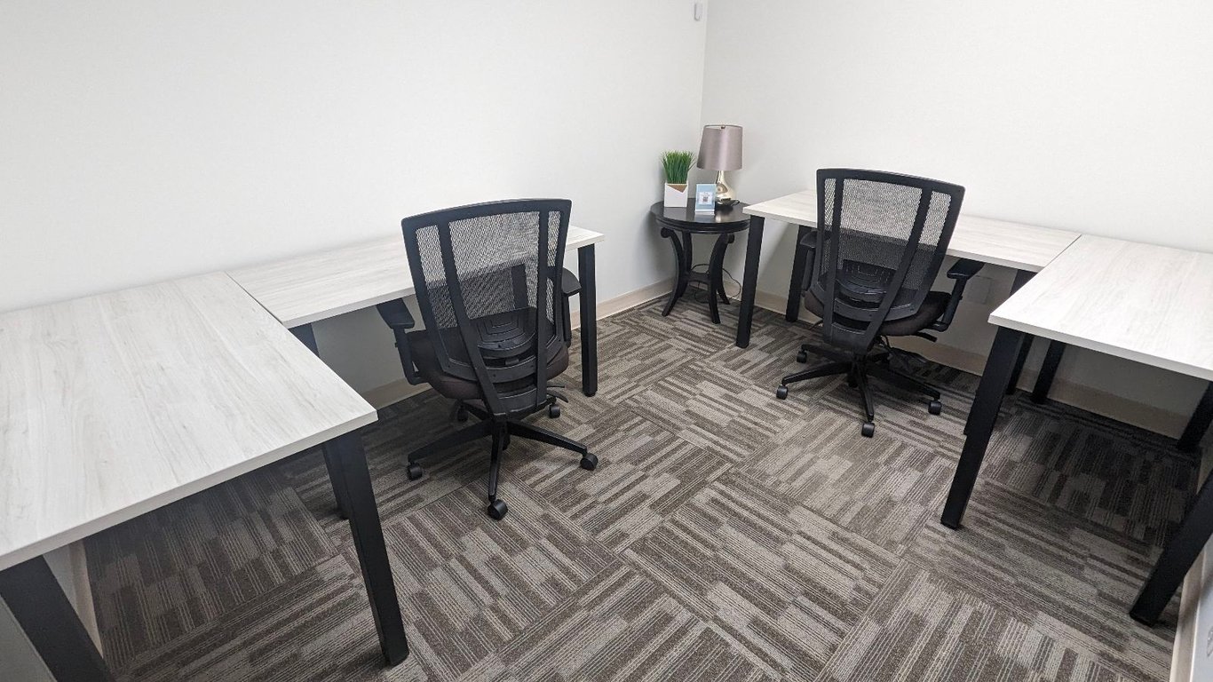 An interior shot of Suite 221 Private Room for Interviews, Work, Studying, & More!
