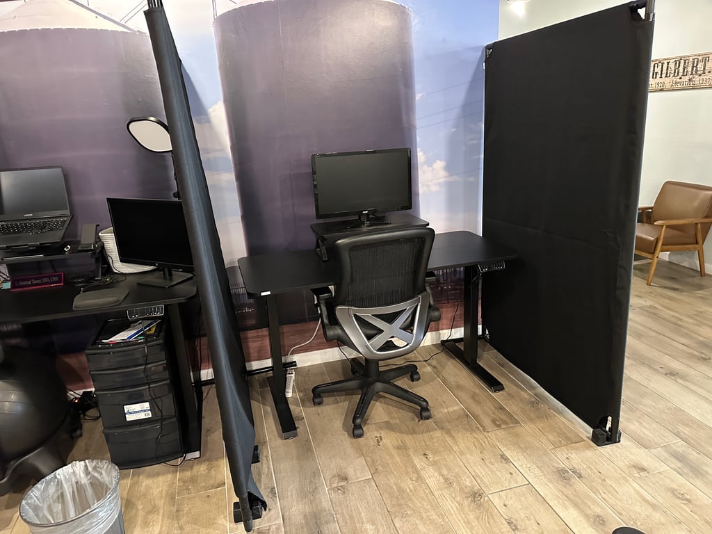 An interior shot of Dedicated Desk + 24/7 access