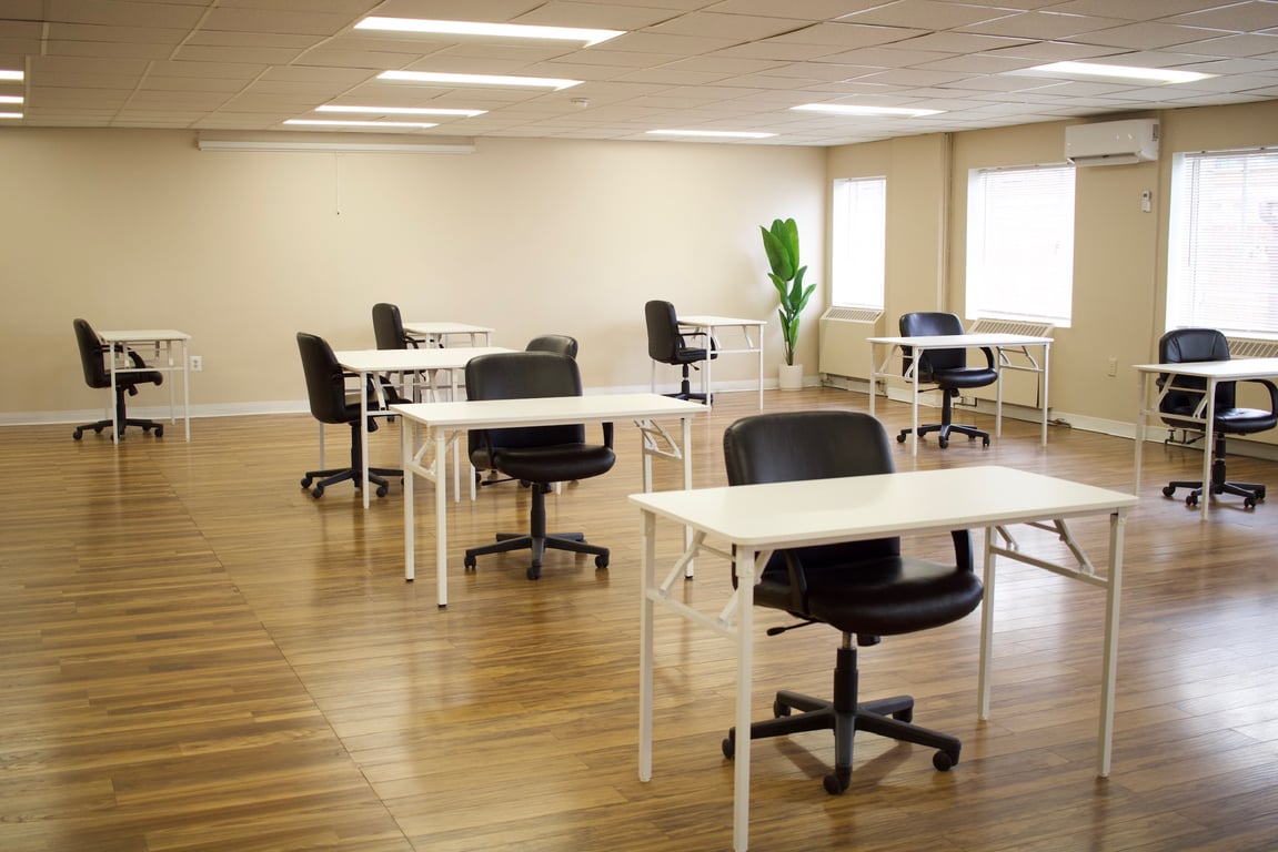 An interior shot of Hyattsville Business Center