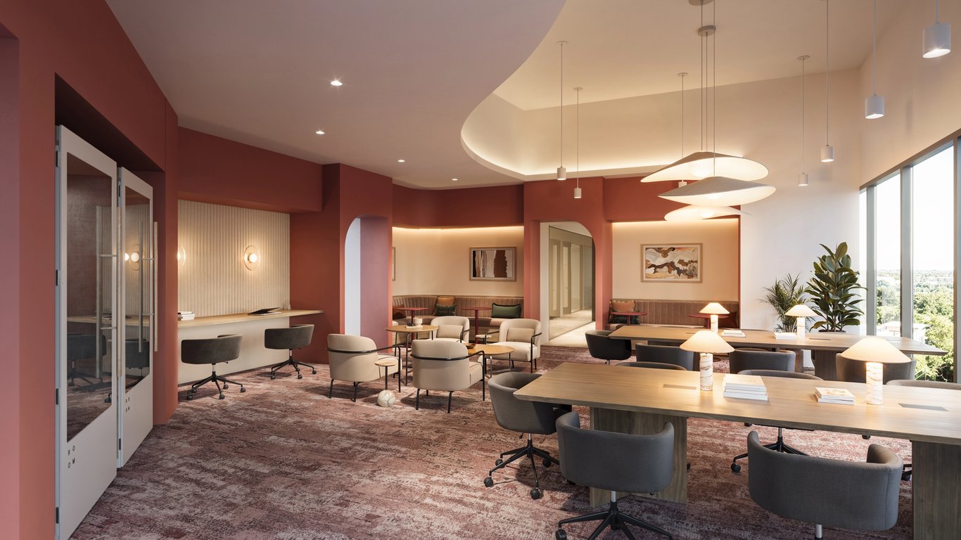 An interior shot of Industrious - Sherman Oaks