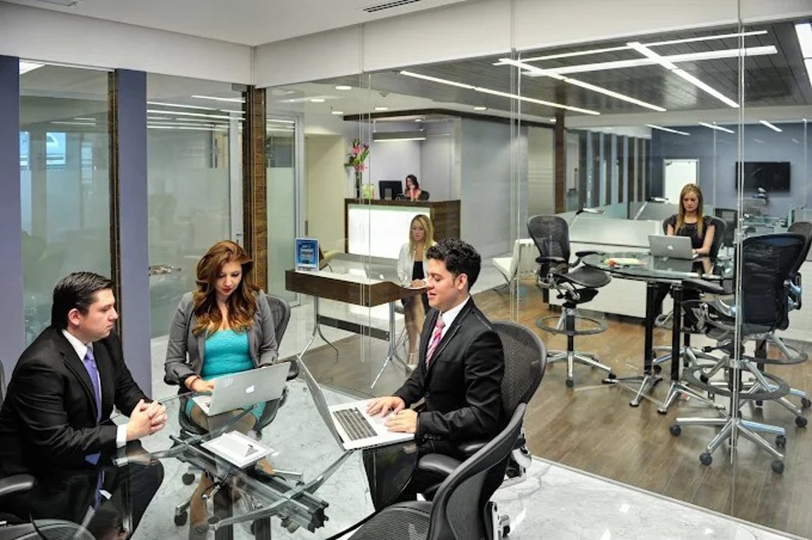 An interior shot of IOS Offices - Punta Santa Fe