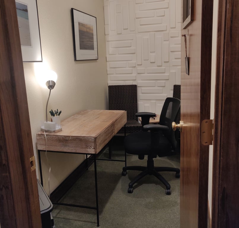 An interior shot of Animas Mountain