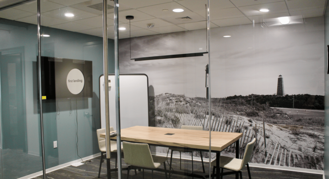An interior shot of First Landing Conference Room