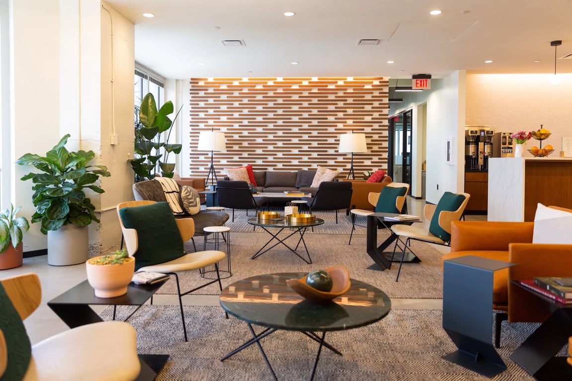 An interior shot of Industrious - Tampa Downtown