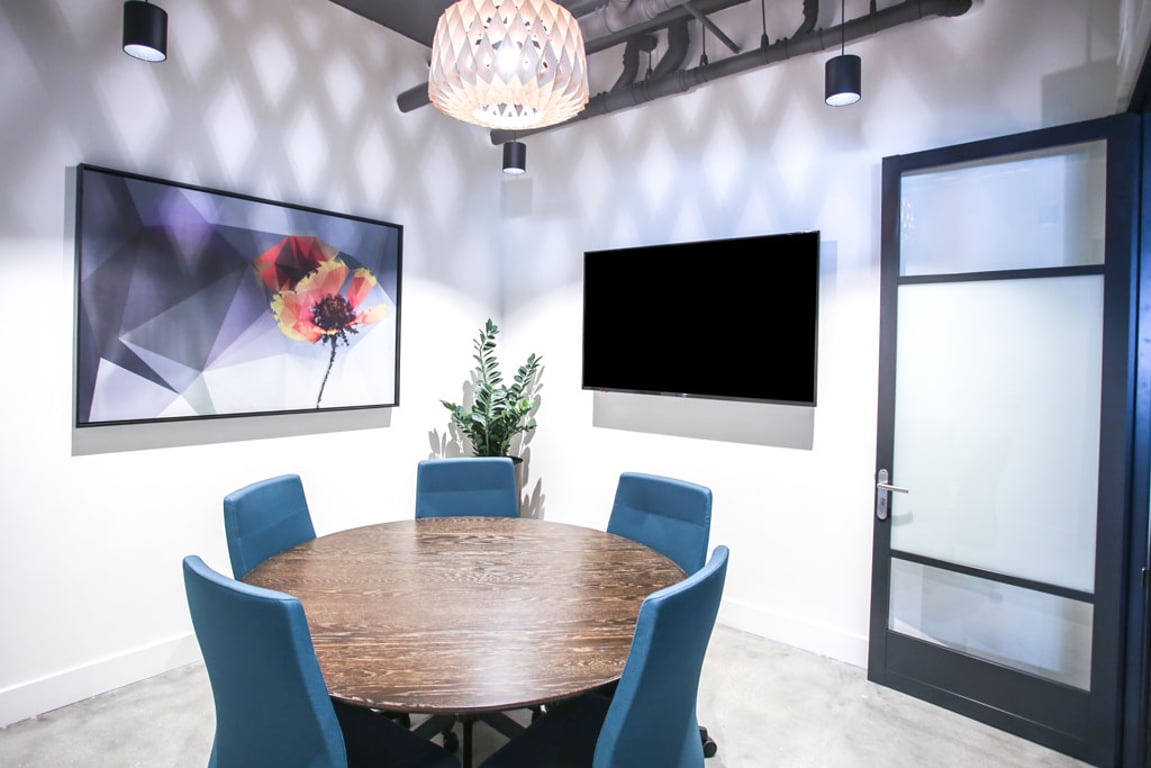 An interior shot of 5 Person Meeting Room