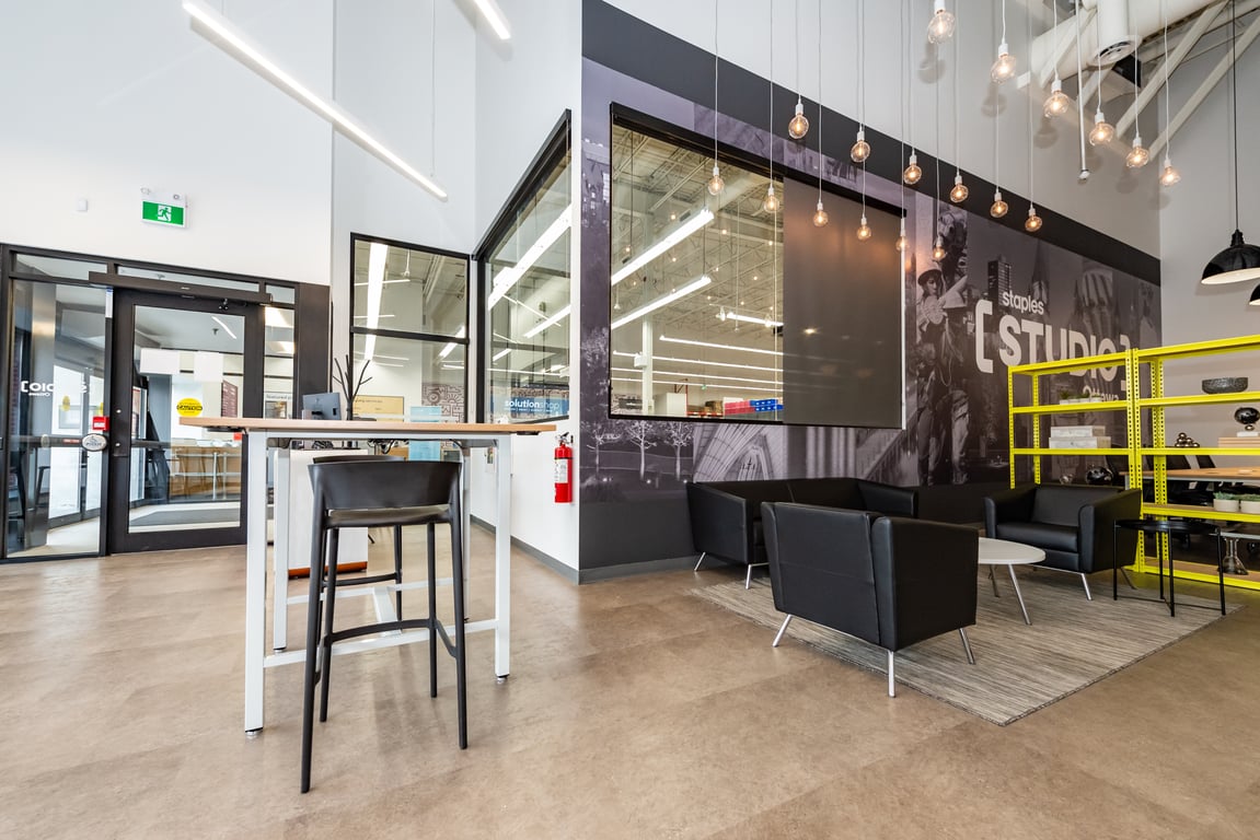 An interior shot of Staples Studio - Ottawa