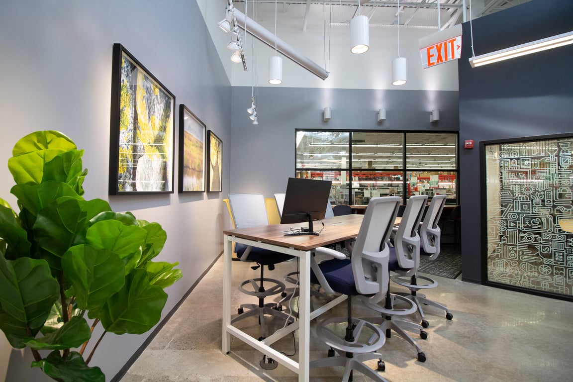 An interior shot of Staples Coworking - Danvers