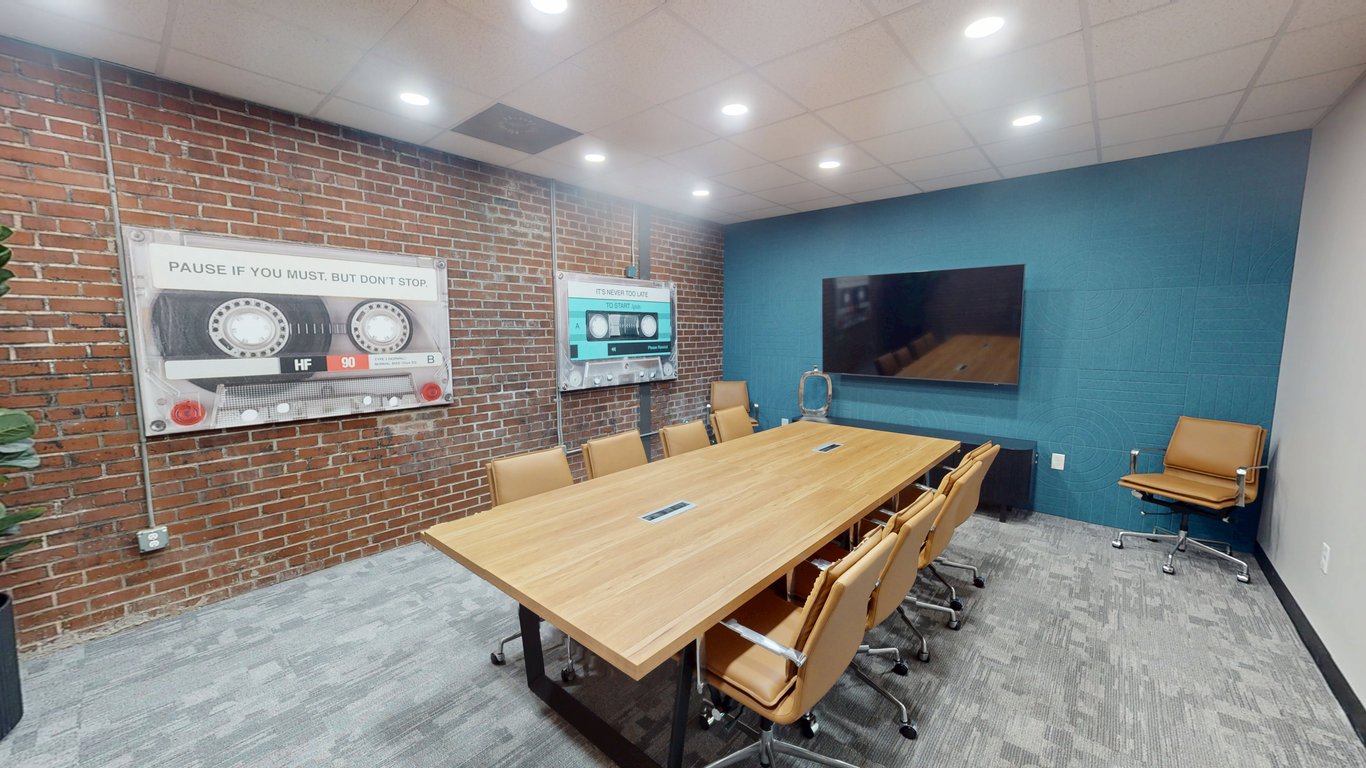 An interior shot of Conference Room 1