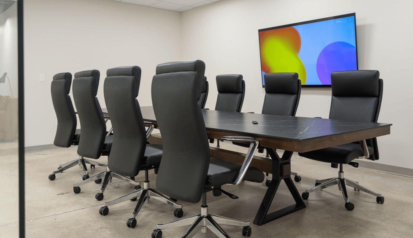 An interior shot of Conference Room 1