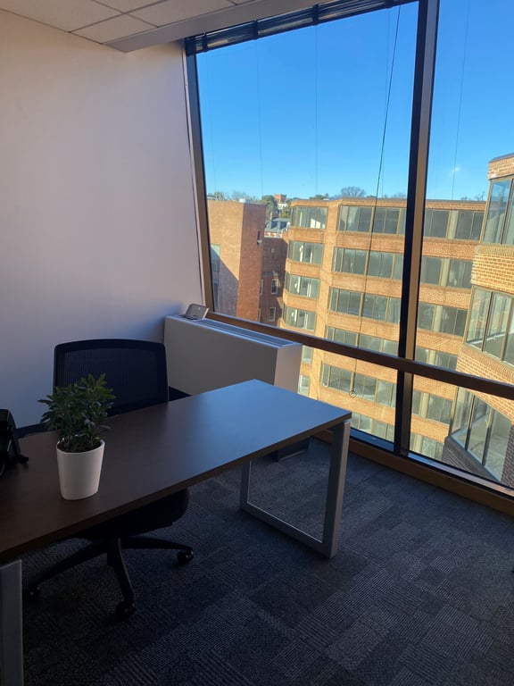An interior shot of 1 Person Private Exterior Office