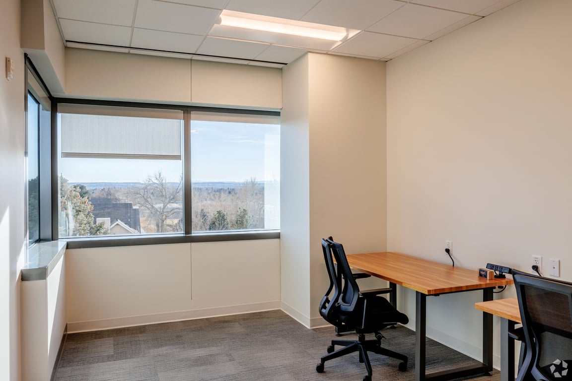 An interior shot of Two Person Office