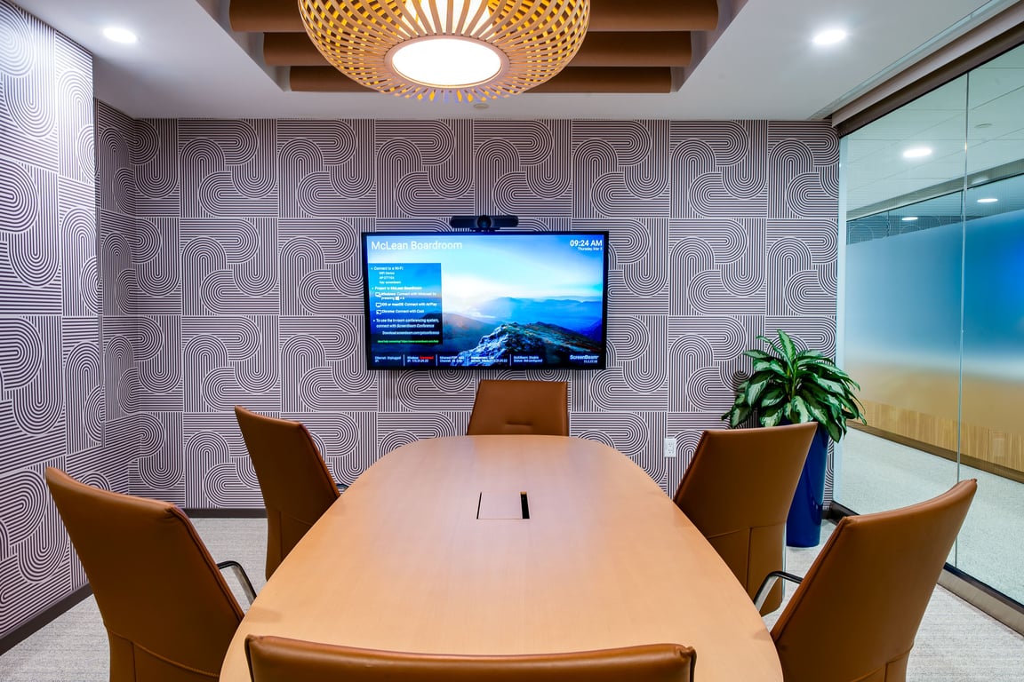 An interior shot of McLean Room