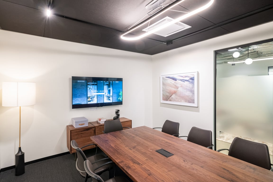 An interior shot of Conf. B