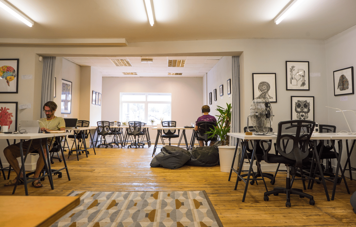 An interior shot of Raw Space