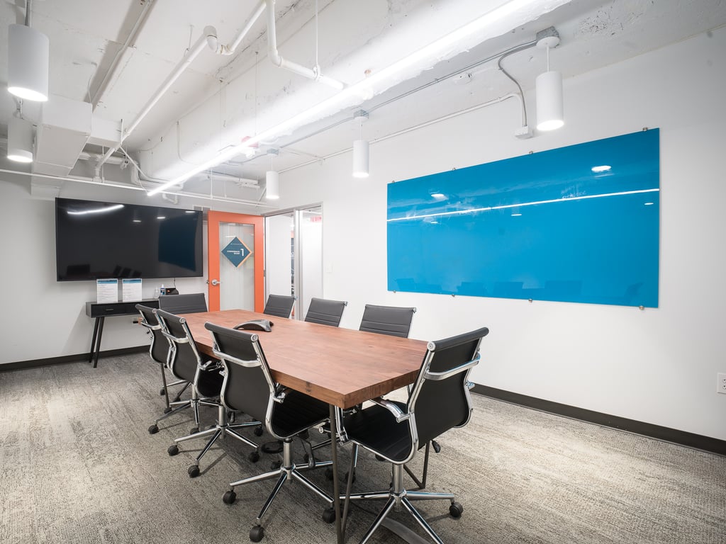 An interior shot of Conference Room 1