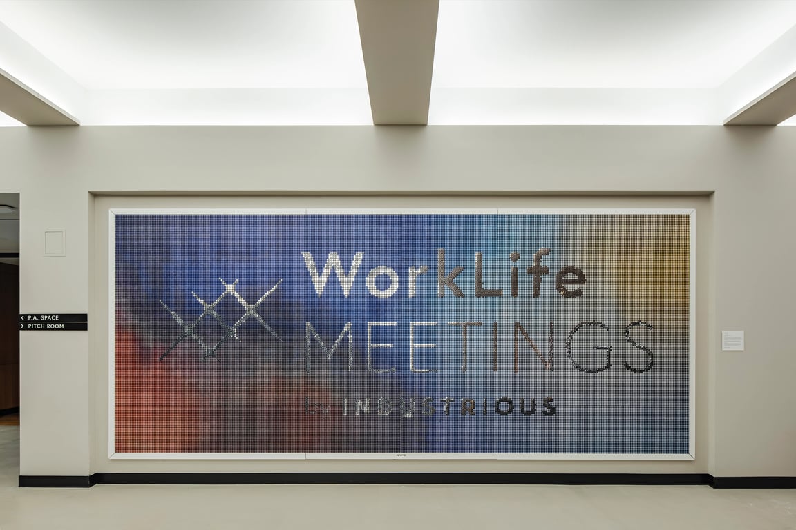 An interior shot of Industrious - WorkLife Meetings by Industrious