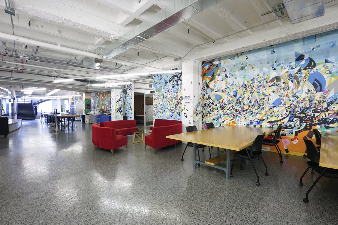 An interior shot of 1871 - Innovation Hub