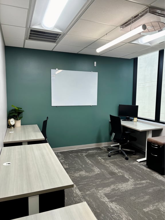 An interior shot of 5-Person Private Office