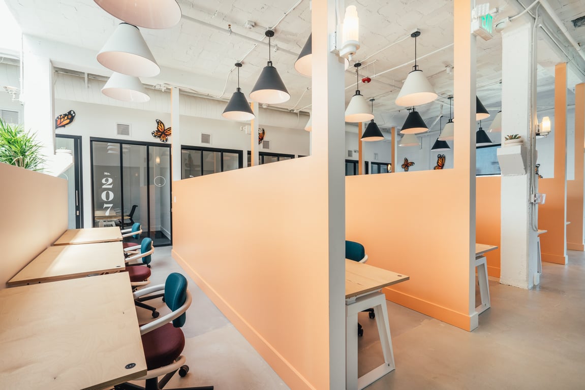 An interior shot of Union Cowork - Arts District