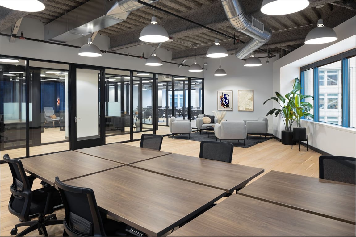 An interior shot of Team Office