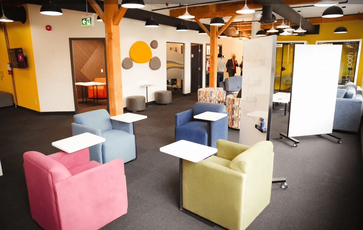 An interior shot of Collabhive - Kitchener