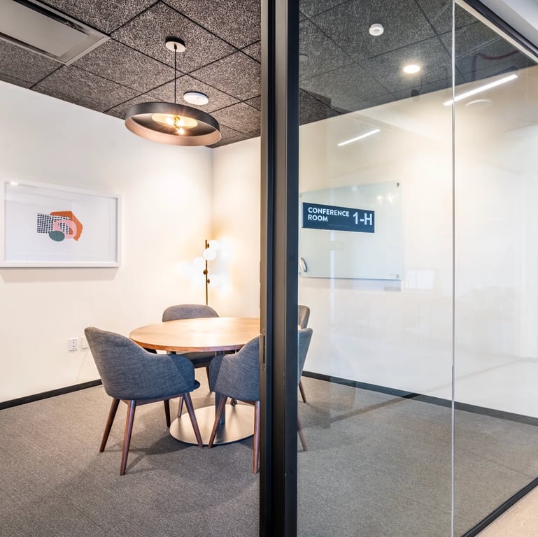 An interior shot of Conf Room 1-H