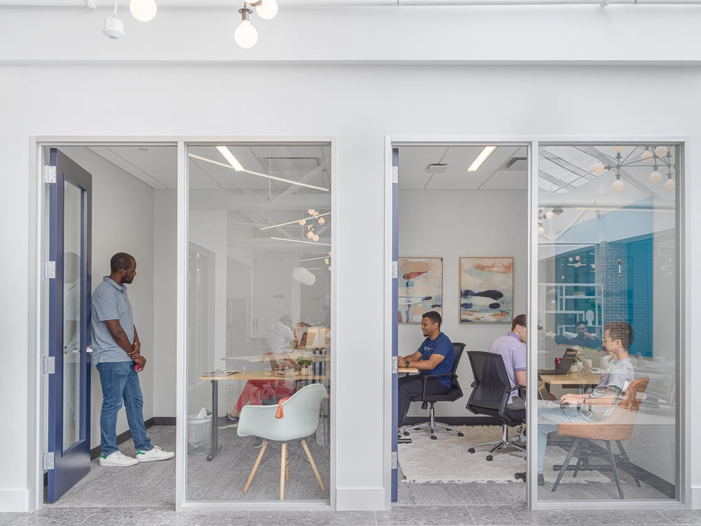 An interior shot of Private Day Office