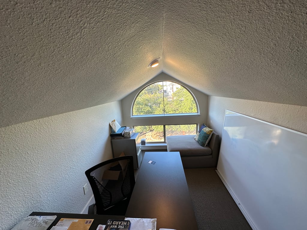 An interior shot of Loft Desk 1