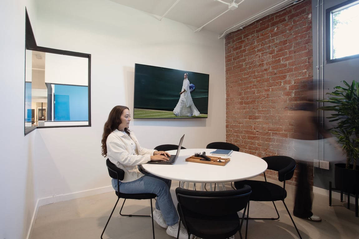 An interior shot of Small Meeting Room in Suite 100