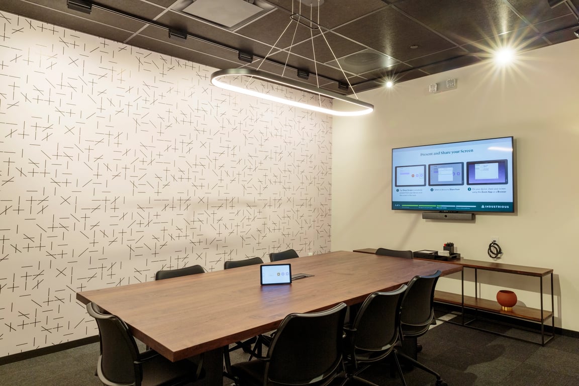 An interior shot of Conf Room E