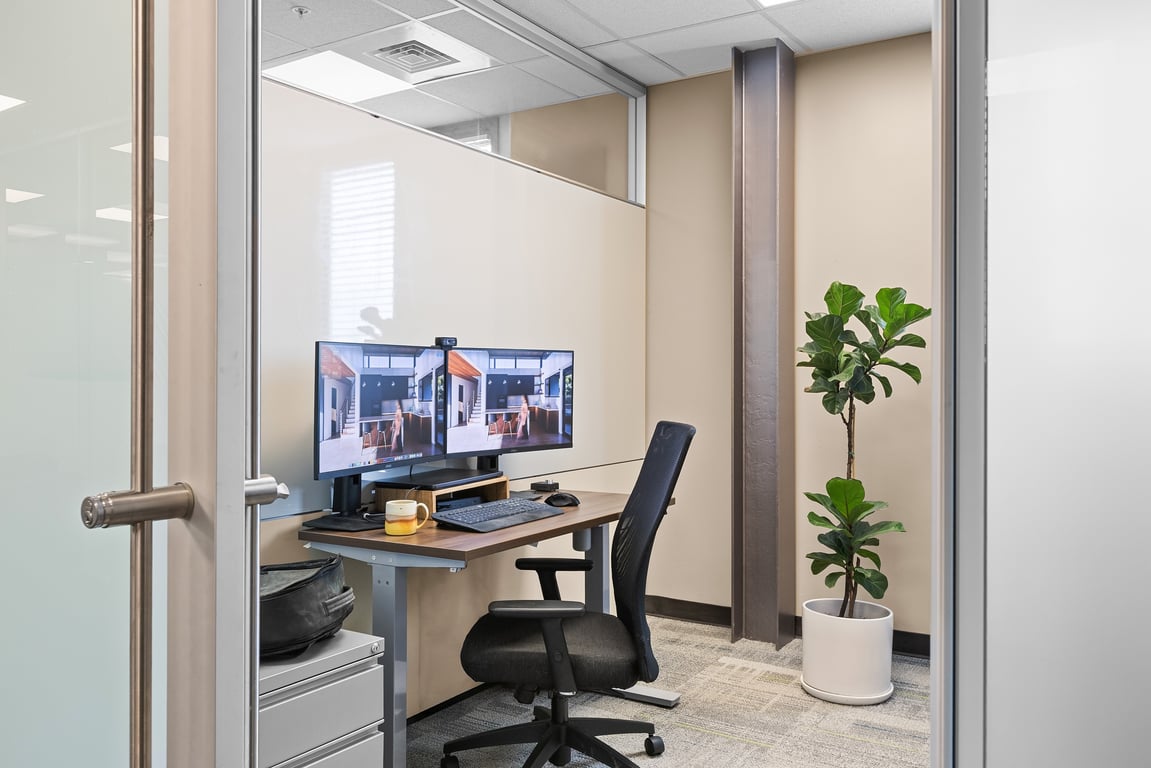 An interior shot of Workzones