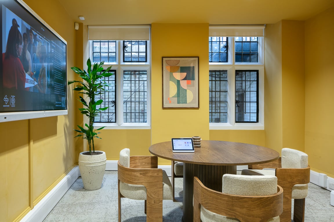 An interior shot of Roots