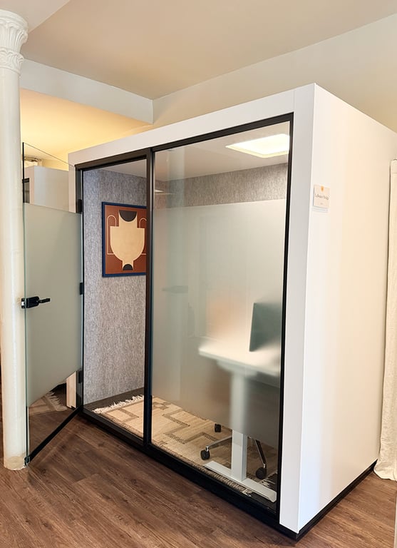 An interior shot of ALCOVE Pod 8 - Lullwater Bridge