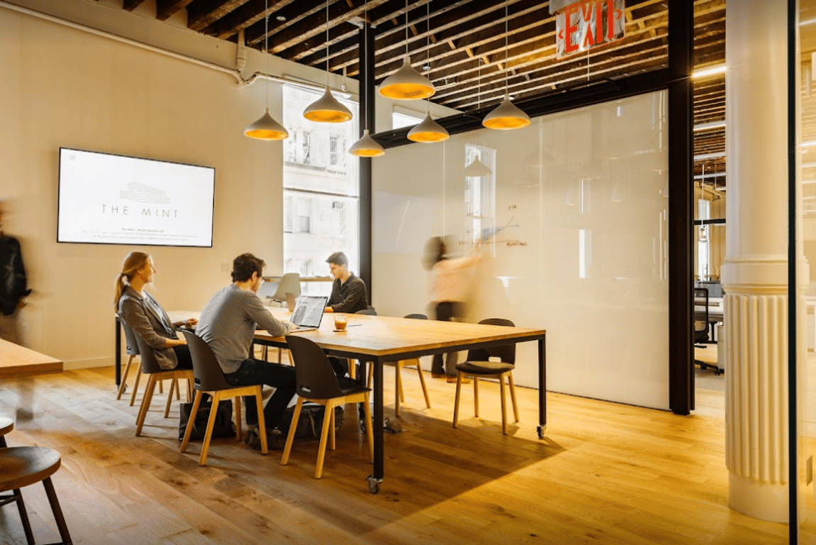 An interior shot of Margalit Startup City