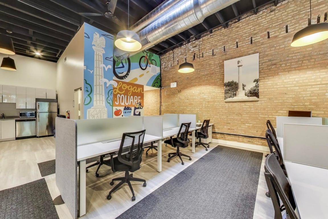 An interior shot of Desk606