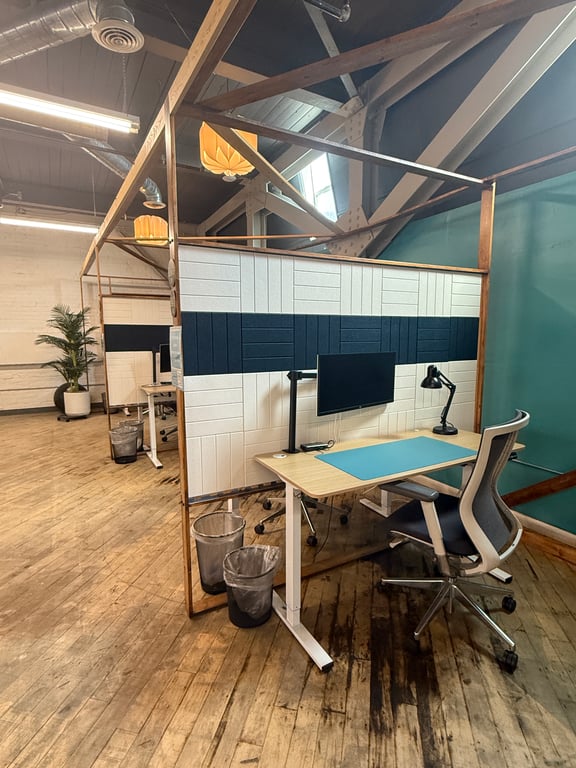 An interior shot of Dedicated Desk