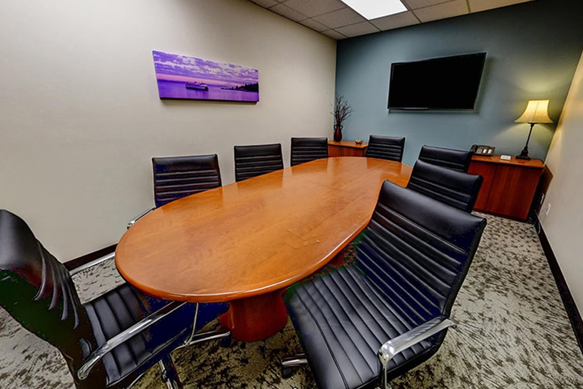 An interior shot of 8 Person Meeting Room A