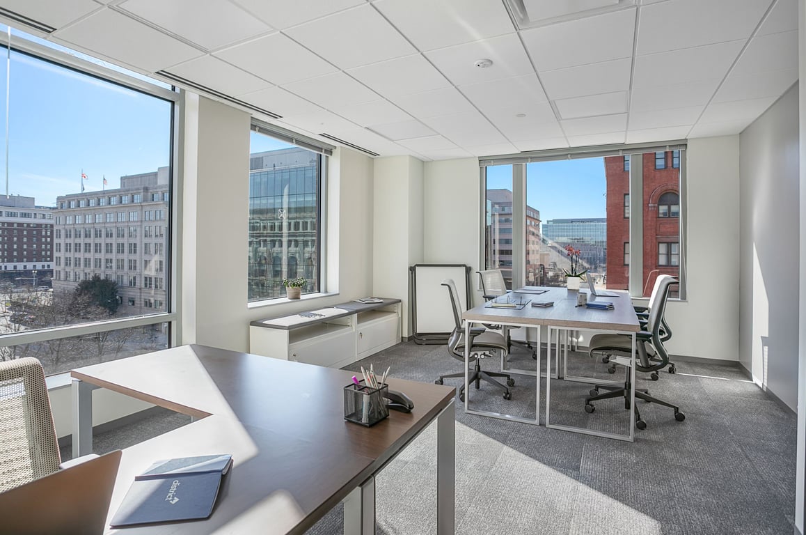 An interior shot of 6-8 Person Private Exterior Office