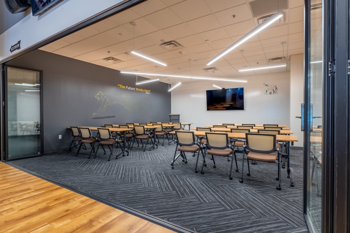 An interior shot of Training Room
