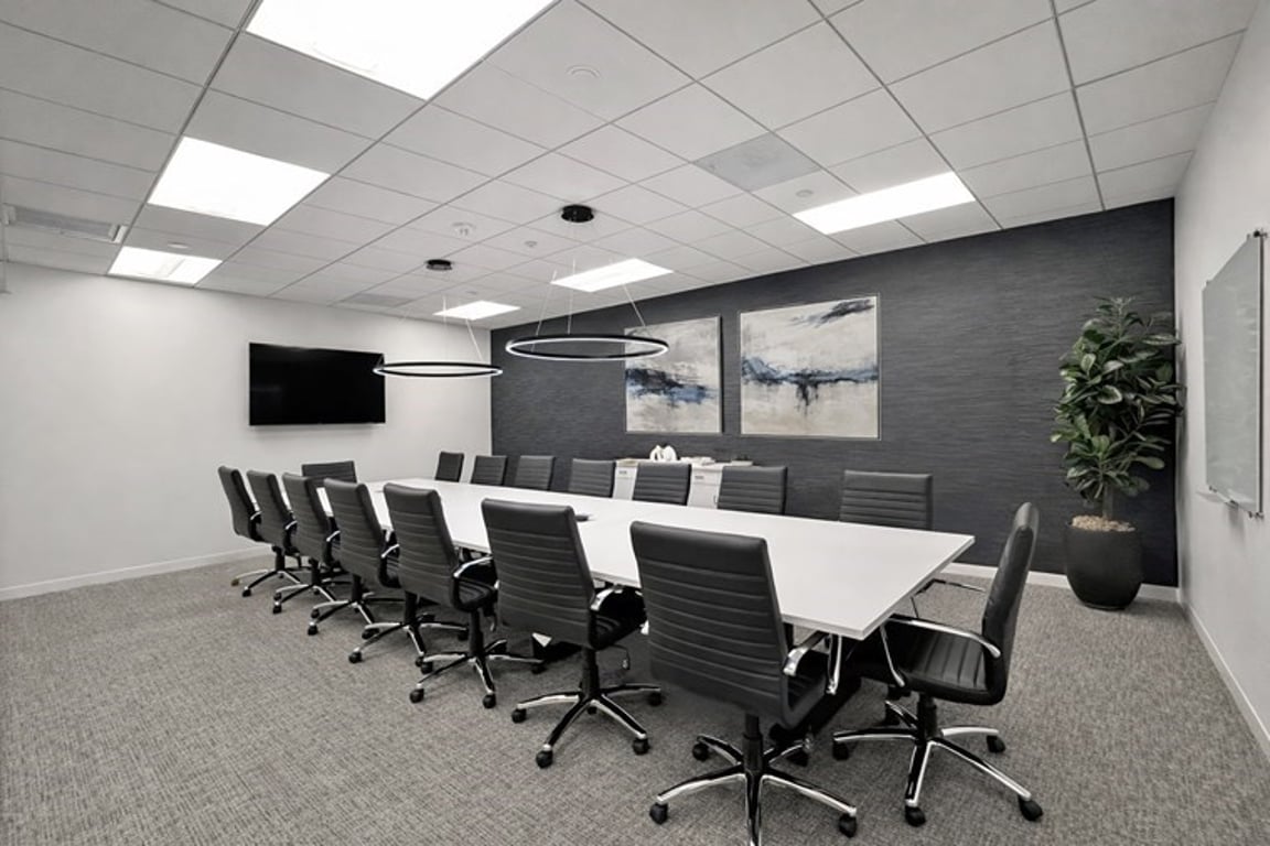An interior shot of 18 Person Meeting Room