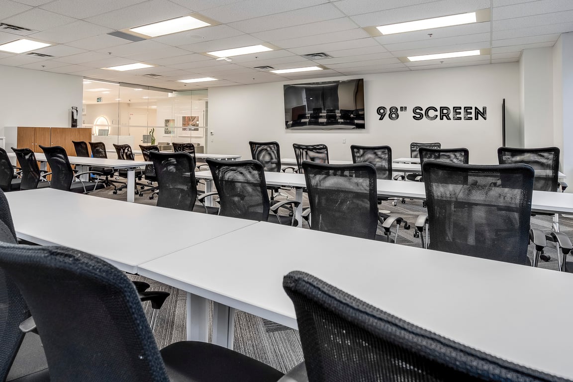 An interior shot of #1 Large Training/Meeting/Classroom