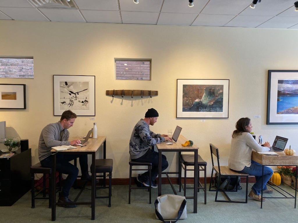 An interior shot of R Space