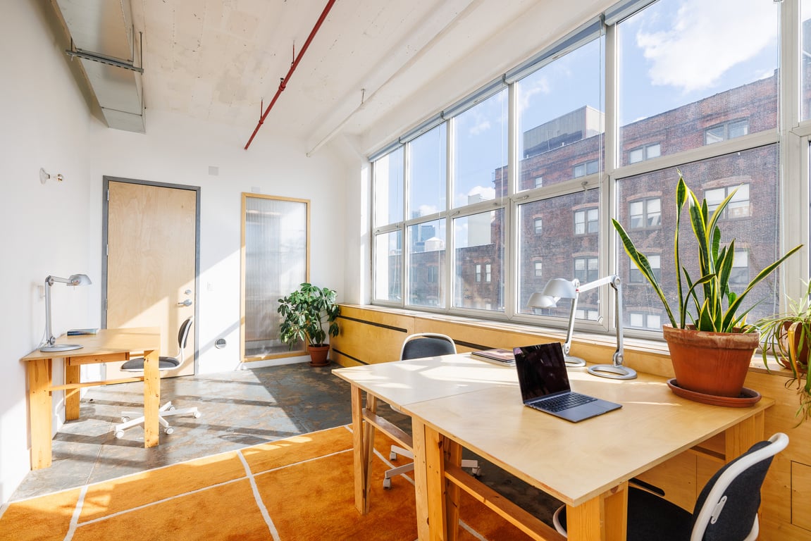 An interior shot of Hunters Point Studios