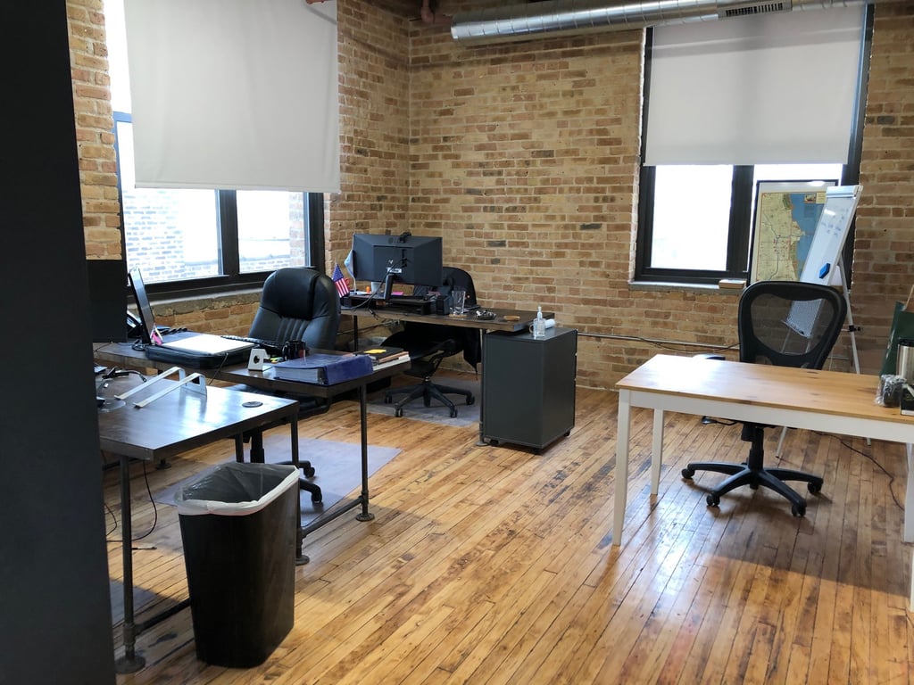 An interior shot of Office 1