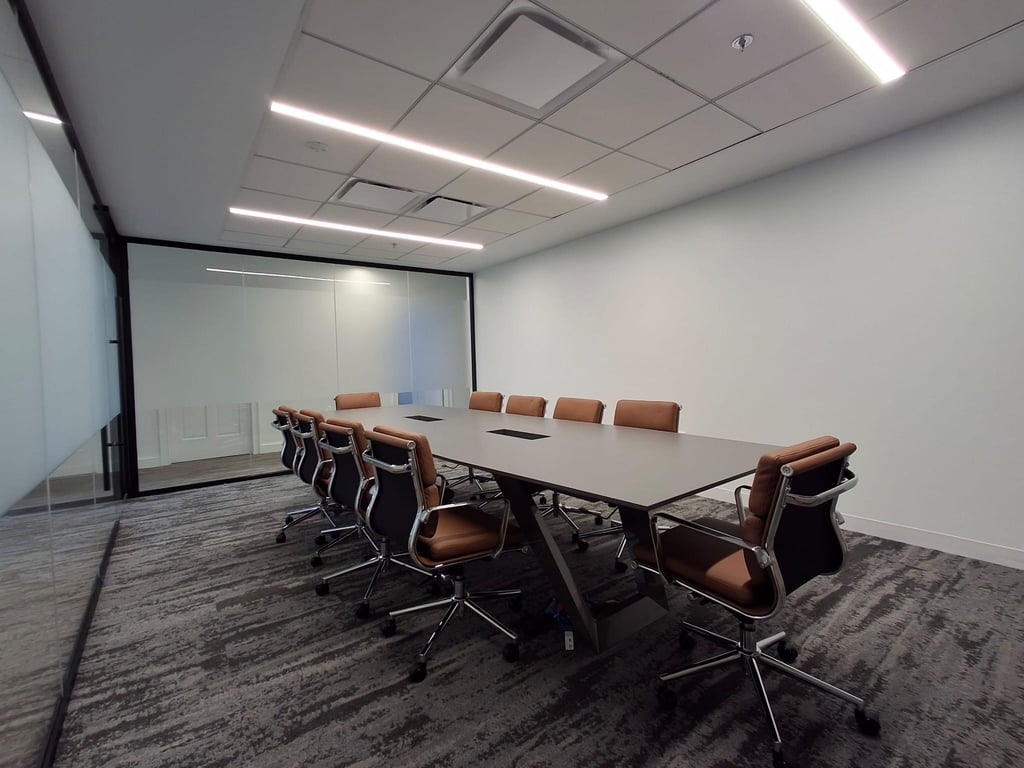 An interior shot of Large Conference Room