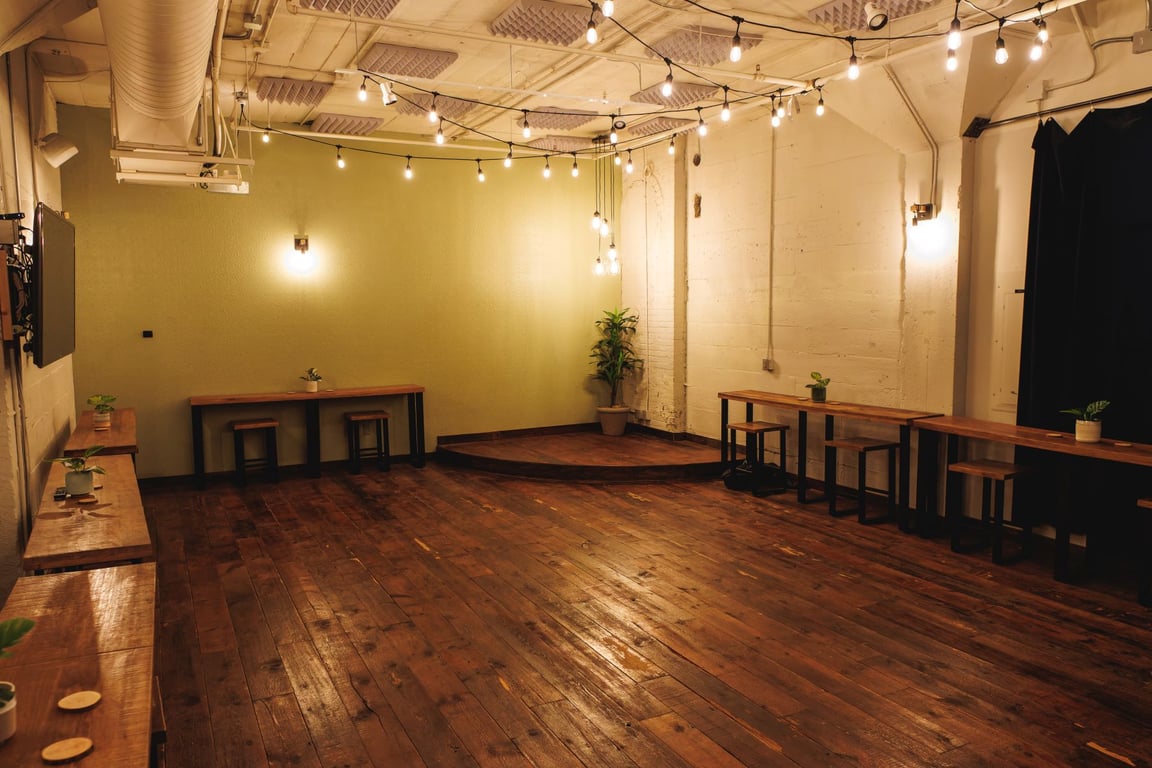 An interior shot of Full Event Space