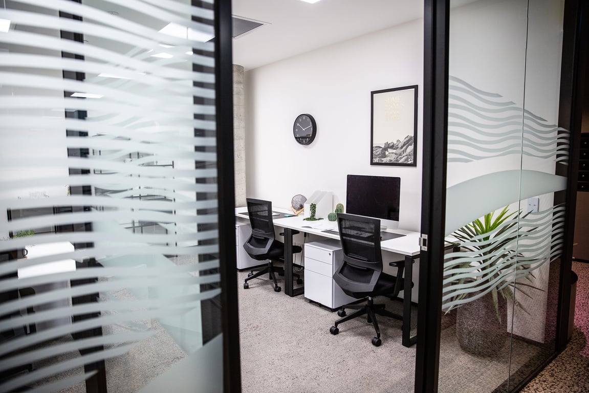 An interior shot of Suite 32